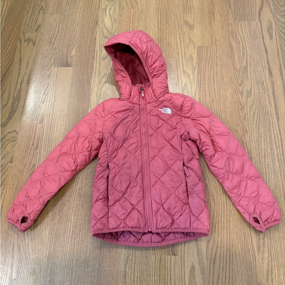 North Face Thermoball Eco Rose/Pink Quilted Hooded Jacket